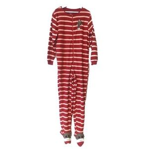 Adult Women’s Red & White Sock Monkey Pajamas
